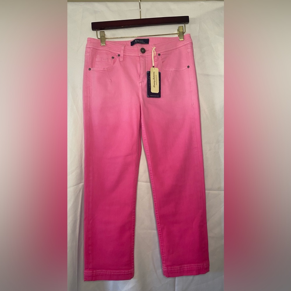 Tommy Bahama dip dye crop denim pant